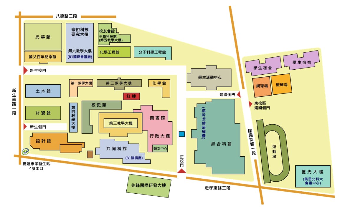 北科校園地圖
